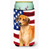 Caroline'S Treasures Rhodesian Ridgeback Patriotic Decorative Can Hugger, Tall Boy, Multicolor