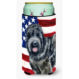 Caroline'S Treasures Black Russian Terrier Patriotic Decorative Can Hugger, Tall Boy, Multicolor