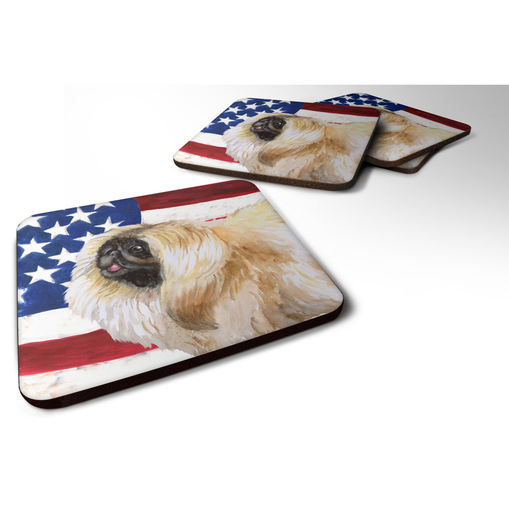 Caroline's Treasures Shih Tzu Patriotic Decorative Coasters - Thumbnail 2