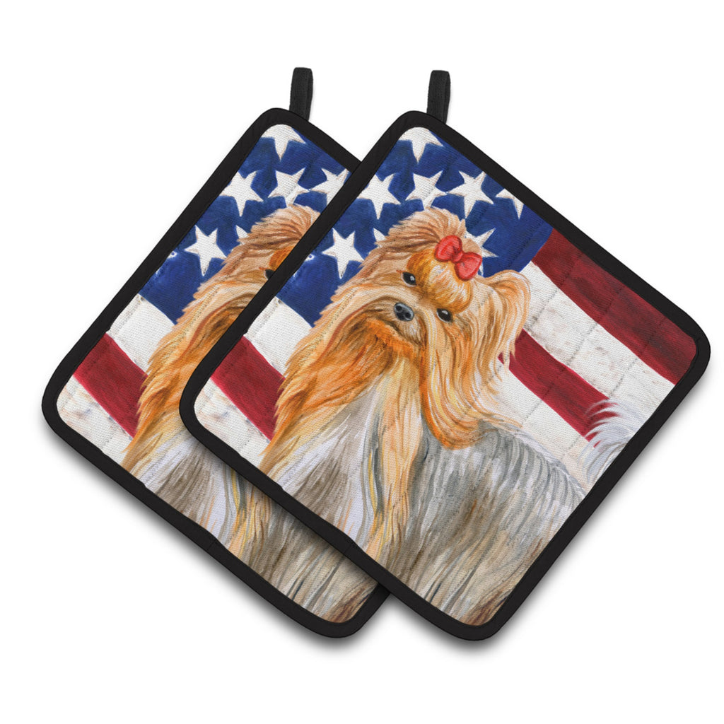 Caroline'S Treasures Yorkshire Terrier Patriotic Decorated Pot Holder - Thumbnail 2