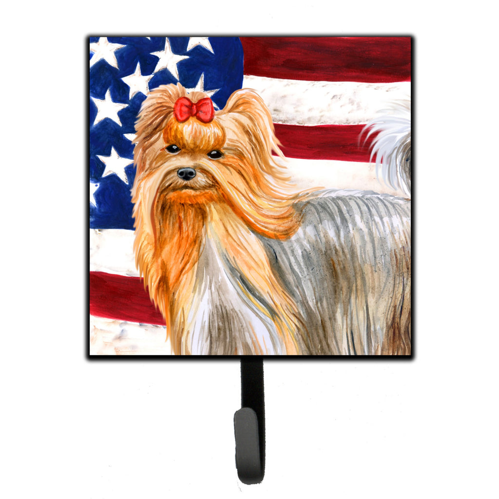 Caroline's Treasures Yorkshire Terrier #2 Patriotic Wall Hook - Thumbnail 2