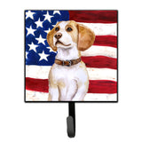 Caroline'S Treasures Beagle Patriotic Wall Hook, Small, Multicolor