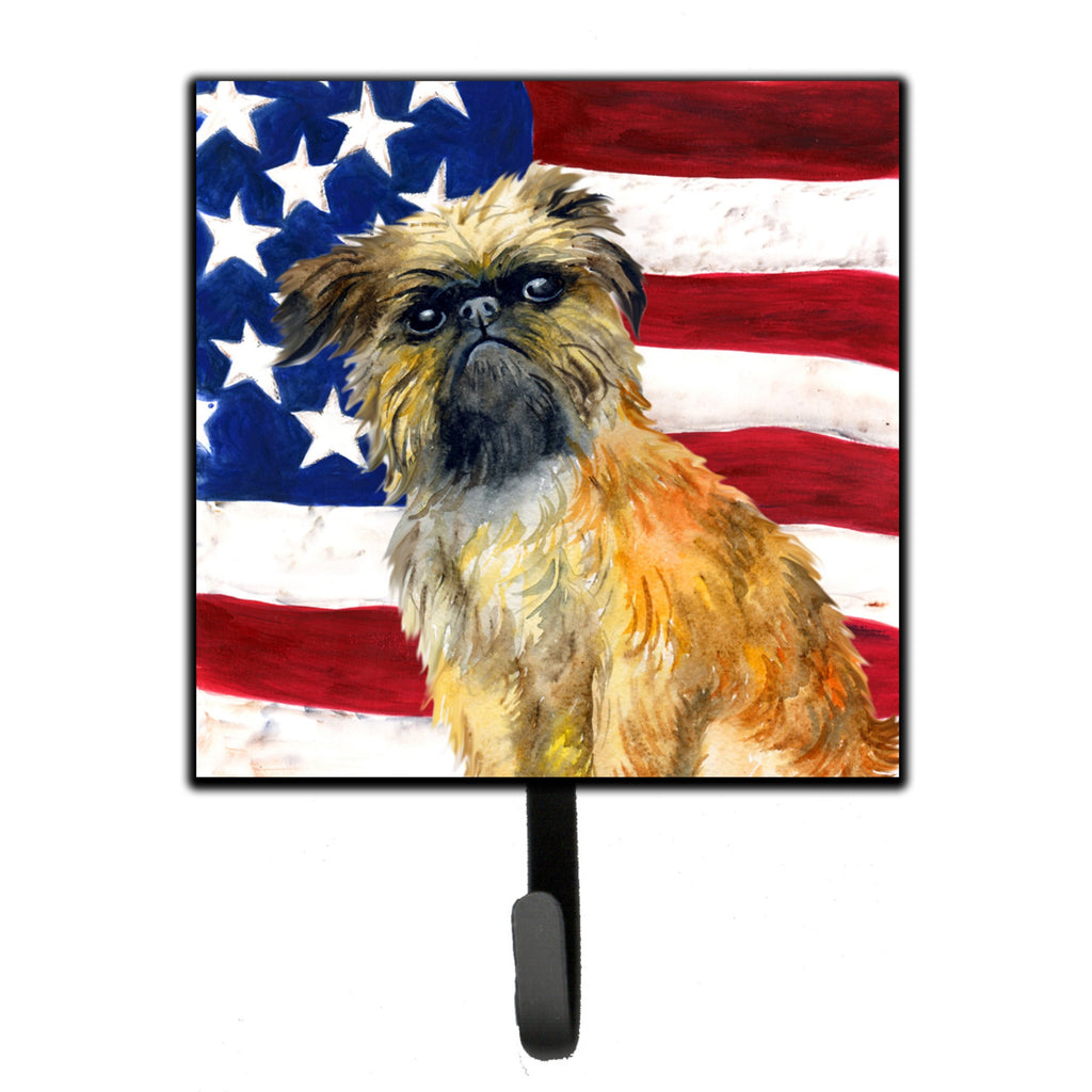 Caroline's Treasures Small Brabant Griffon Patriotic Wall Hook - Thumbnail 2