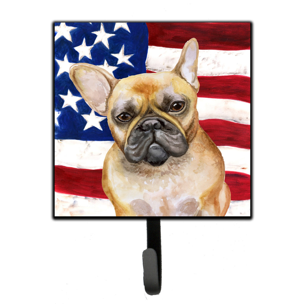 Caroline's Treasures French Bulldog Patriotic Wall Hook - Thumbnail 2