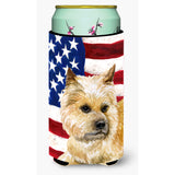 Caroline'S Treasures Cairn Terrier Patriotic Decorative Can Hugger, Tall Boy, Multicolor