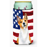 Caroline'S Treasures Basenji Patriotic Decorative Can Hugger, Tall Boy, Multicolor