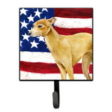 Caroline'S Treasures Italian Greyhound Patriotic Wall Hook, Small, Multicolor