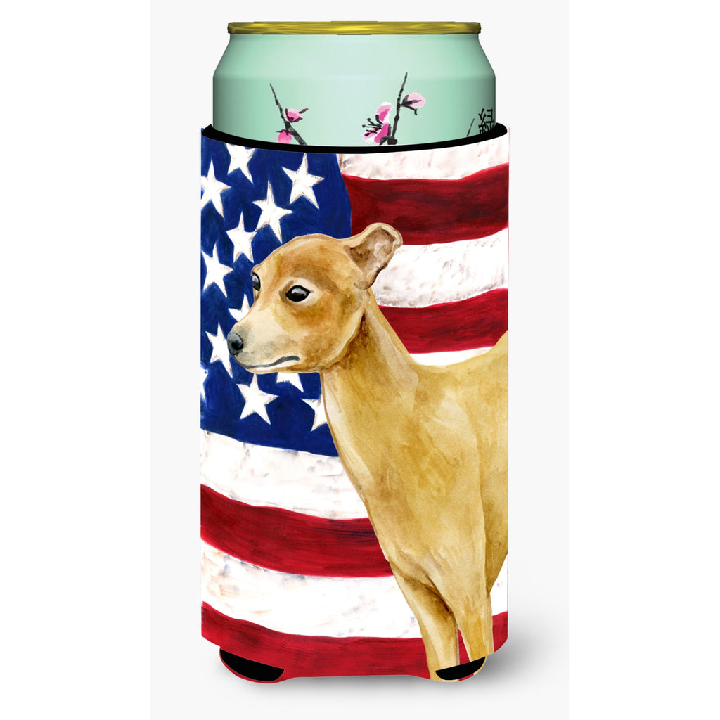 Italian Greyhound Patriotic Decorative Can Hugger, Slim
