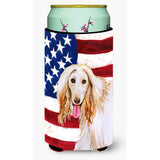 Caroline'S Treasures Afghan Hound Patriotic Decorative Can Hugger, Tall Boy, Multicolor