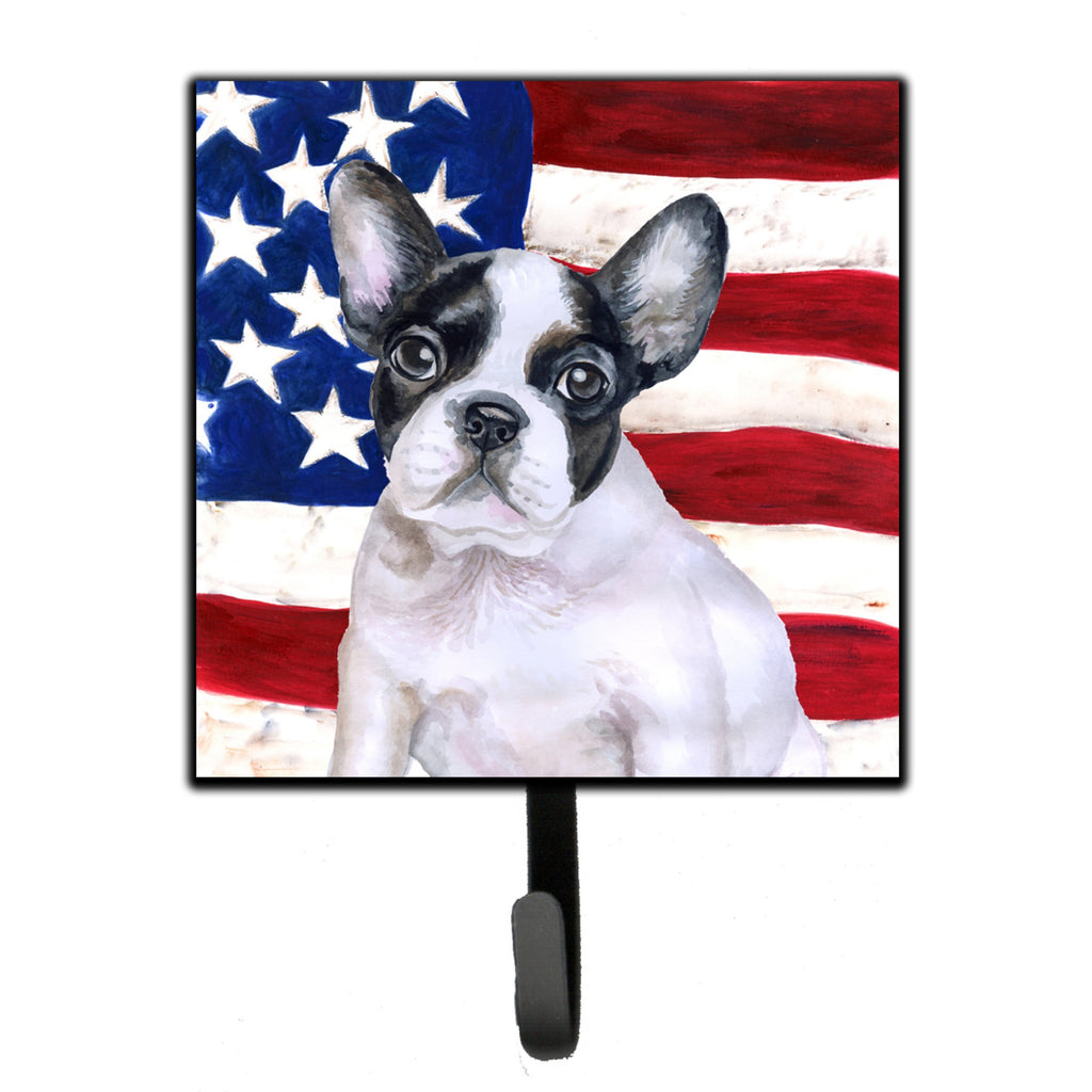 Caroline's Treasures French Bulldog Patriotic Wall Hook
