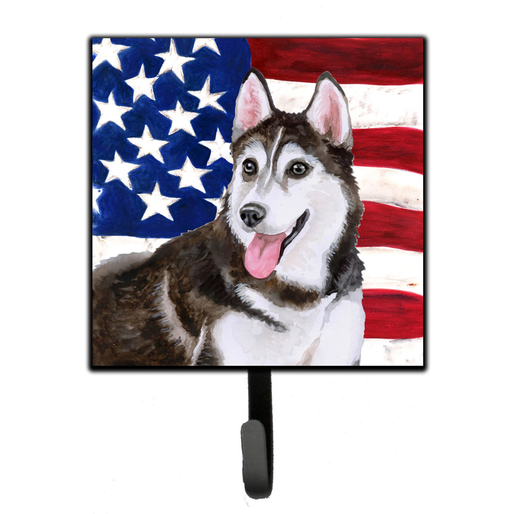 Caroline'S Treasures Siberian Husky Patriotic Wall Hook - Thumbnail 3