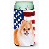 Caroline'S Treasures Pomeranian #2 Patriotic Decorative Can Hugger, Tall Boy, Multicolor