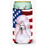 Caroline'S Treasures White Standard Poodle Patriotic Decorative Can Hugger, Tall Boy, Multicolor
