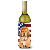 Caroline'S Treasures Tibetan Mastiff Patriotic Decorative Bottle Hugger, 750Ml, Multicolor
