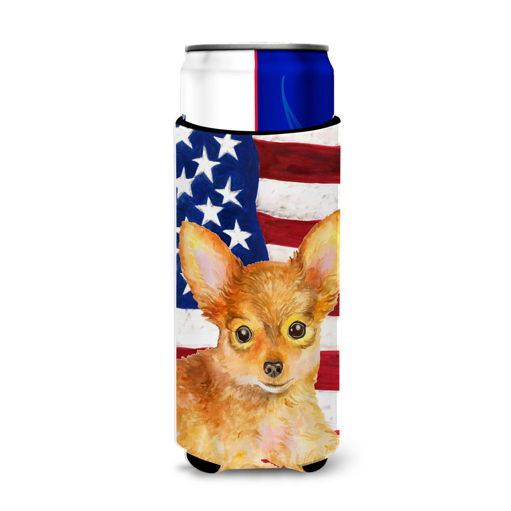 Fox Terrier Patriotic Decorative Can Hugger, Slim - Thumbnail 3