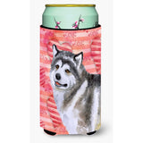 Caroline'S Treasures Alaskan Malamute Love Decorative Can Hugger, Tall Boy, Multicolor