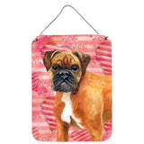 Caroline'S Treasures German Boxer Love Metal Print, 16 X 12, Multicolor