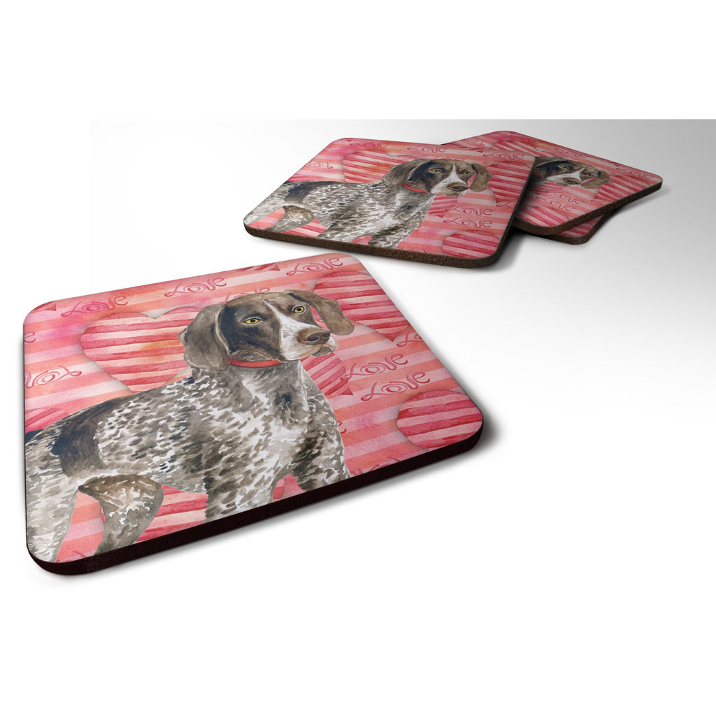 Caroline's Treasures German Shorthaired Pointer Patriotic Decorative Coasters - Thumbnail 3