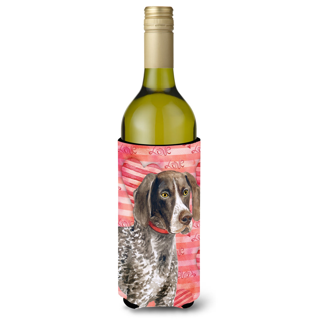 Caroline'S Treasures German Shorthaired Pointer Love Decorative Can Hugger, Tall Boy - Thumbnail 2