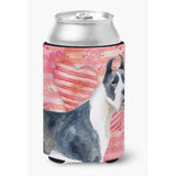 Caroline'S Treasures Harlequin Dane Love Decorative Can Hugger, Multicolor