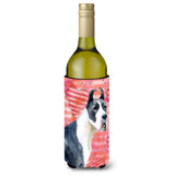 Caroline'S Treasures Harlequin Dane Love Decorative Bottle Hugger, 750Ml, Multicolor
