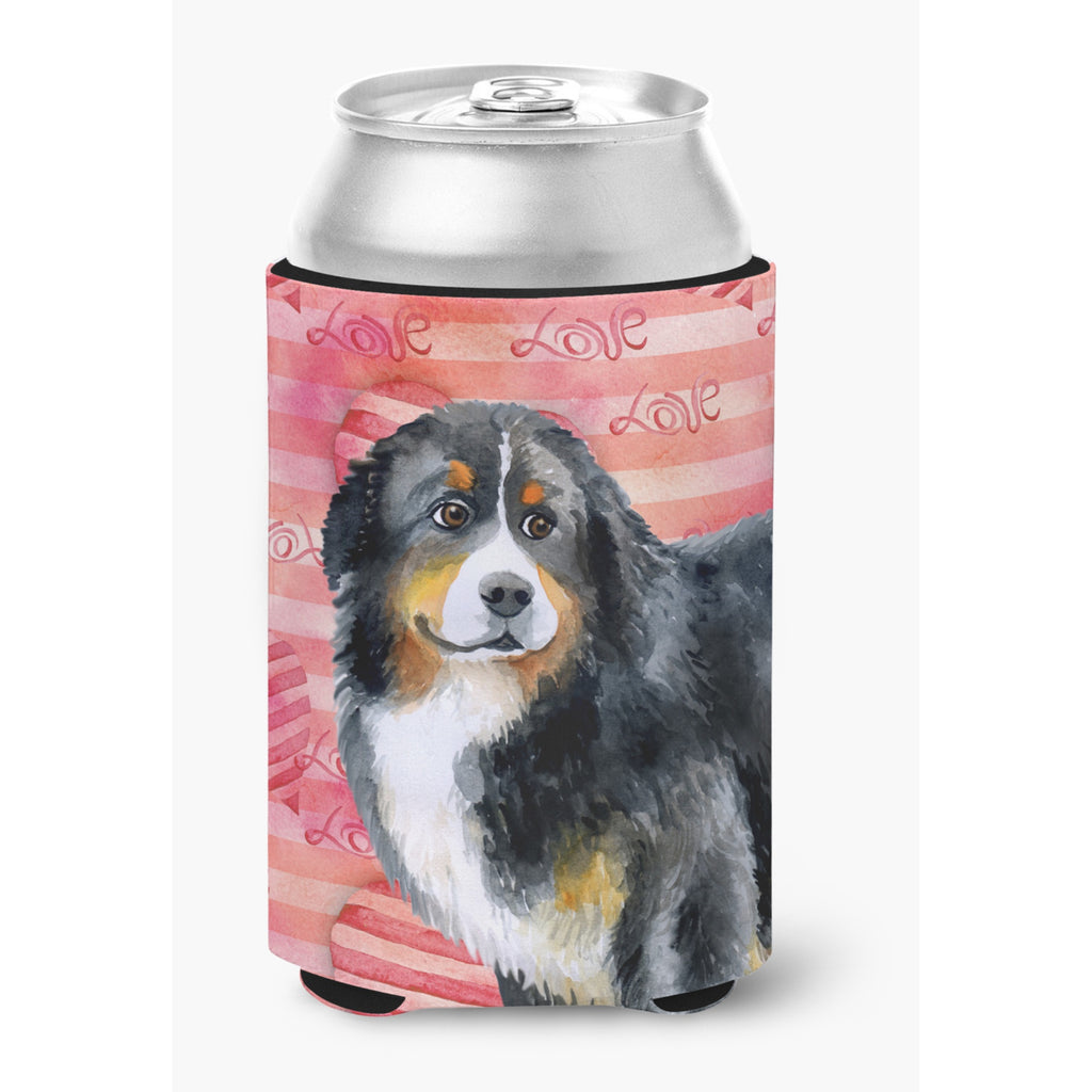 Caroline'S Treasures Bernese Mountain Dog Love Decorative Can Hugger, Tall Boy - Thumbnail 2
