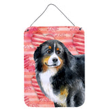 Caroline'S Treasures Bernese Mountain Dog Love Metal Print, 16 X 12, Multicolor