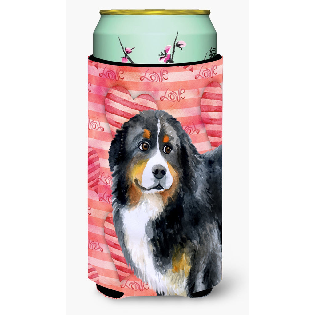 Caroline'S Treasures Bernese Mountain Dog Love Decorative Can Hugger, Tall Boy