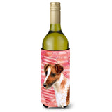 Caroline'S Treasures Smooth Fox Terrier Love Decorative Bottle Hugger, 750Ml, Multicolor