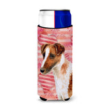 Caroline'S Treasures Smooth Fox Terrier Love Decorative Can Hugger, Slim, Multicolor