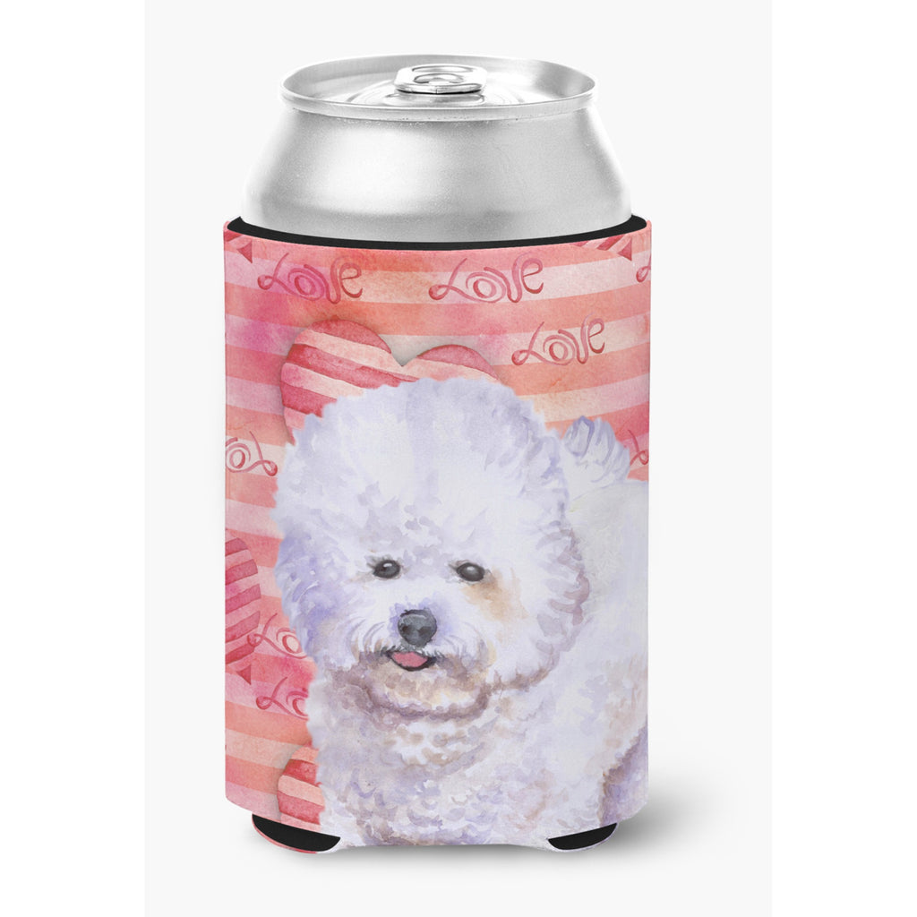 Caroline'S Treasures Bichon Frise #2 Love Decorative Can Hugger, Slim