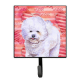 Caroline'S Treasures Bichon Frise Love Wall Hook, Small, Multicolor