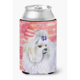 Caroline'S Treasures Maltese Love Decorative Can Hugger, Multicolor