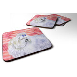 Caroline'S Treasures Maltese Love Decorative Coasters, Multicolor