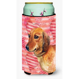 Caroline'S Treasures Dachshund Love Decorative Can Hugger, Tall Boy, Multicolor