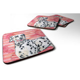 Caroline'S Treasures Dalmatian Love Decorative Coasters, Multicolor