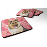 Caroline'S Treasures German Shepherd Love Decorative Coasters, Multicolor