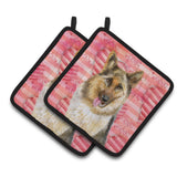 Caroline'S Treasures German Shepherd Decorated Pot Holder, 7.5H X 7.5W, Love Is A Dog