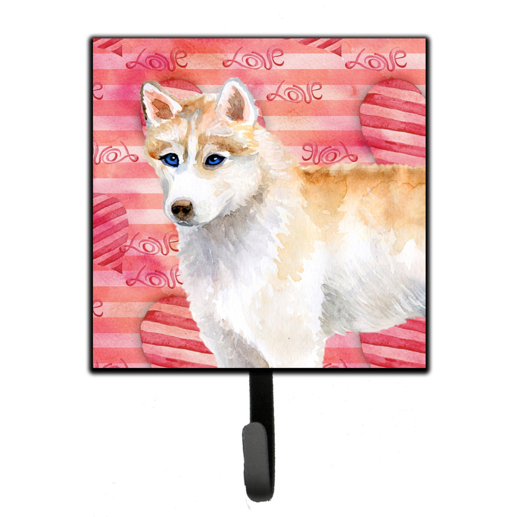 Caroline's Treasures Siberian Husky Grey Love Wall Hook