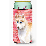 Caroline'S Treasures Siberian Husky Love Decorative Can Hugger, Tall Boy, Multicolor