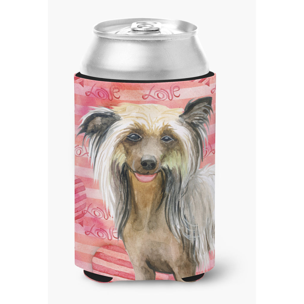 Caroline'S Treasures Chinese Crested Love Decorative Can Hugger