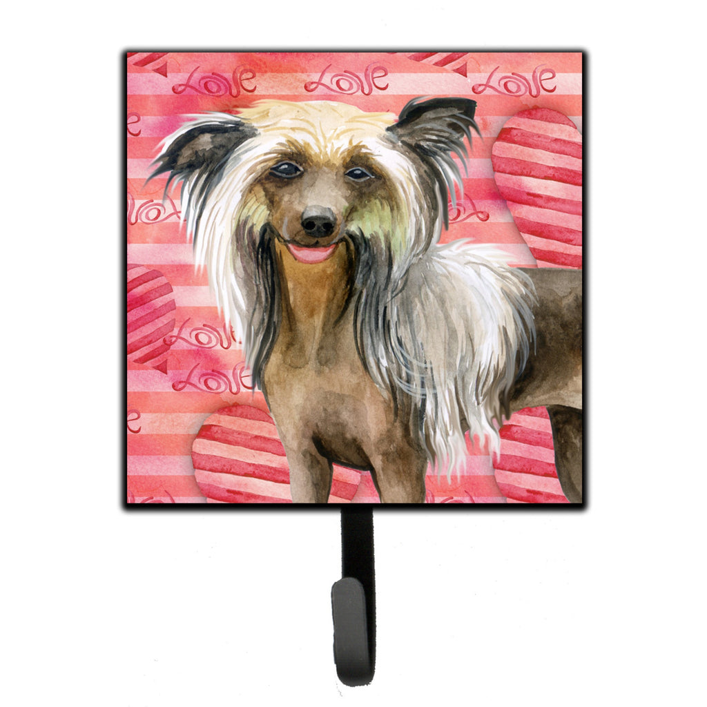 Caroline's Treasures Chinese Crested Love Wall Hook