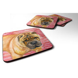 Caroline'S Treasures Shar Pei Love Decorative Coasters, Multicolor