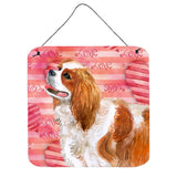 Caroline'S Treasures Cavalier Spaniel Metal Print, 6H X 6W, Love Is A Dog
