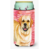 Caroline'S Treasures Golden Retriever Love Decorative Can Hugger, Tall Boy, Multicolor