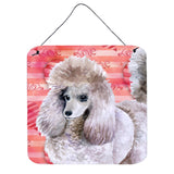 Caroline'S Treasures Poodle Metal Print, 6H X 6W, Love Is A Dog