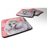 Caroline'S Treasures Poodle Love Decorative Coasters, Multicolor