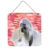 Caroline'S Treasures Shih Tzu Metal Print, 6H X 6W, Love Is A Dog