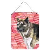 Caroline'S Treasures American Akita Love Metal Print, 16 X 12, Multicolor