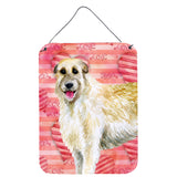 Caroline'S Treasures Irish Wolfhound Love Metal Print, 16 X 12, Multicolor